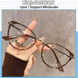 (KIQI-Fashion) Coreia Moda Feminina Olho De Gato Óculos Anti Radiação Acabada Miopia TR90 Luz Azul/De em Oferta na Shopee
