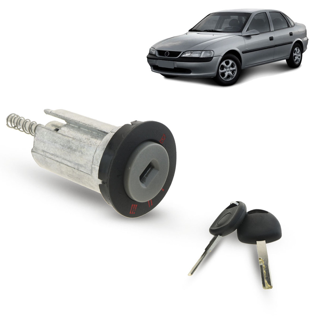 Cilindro de Ignição Partida Com Chave Pantográfica Chevrolet Calibra 1993 a 1996 Omega 1992 a 1998 Vectra 1993 a 2005