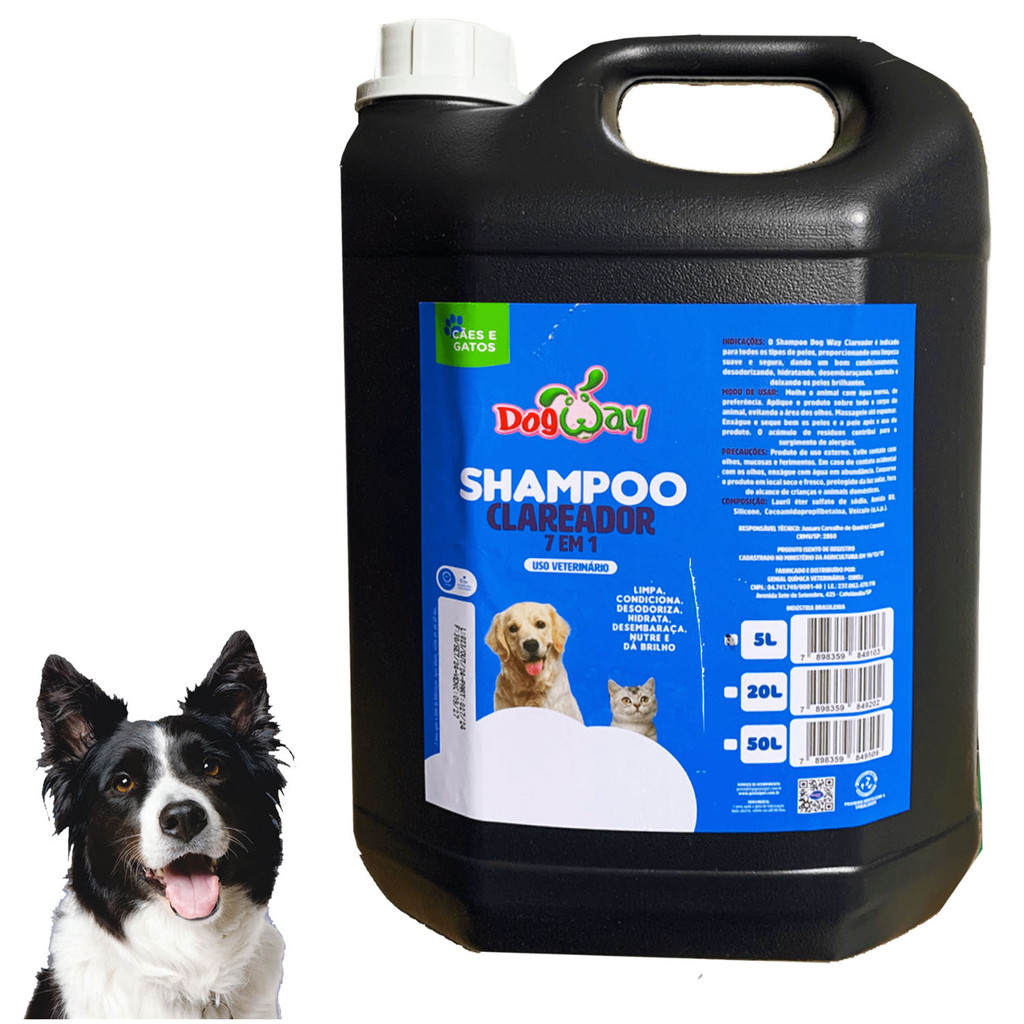 Shampoo Cachorro Dog 5l Pet Shop Clareador Pelo Claro — R$ 51,90 em Shopee, 31% OFF