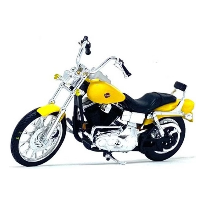 Miniatura Moto Harley Davidson Fxdwg Dyna Wide Glide (2001)