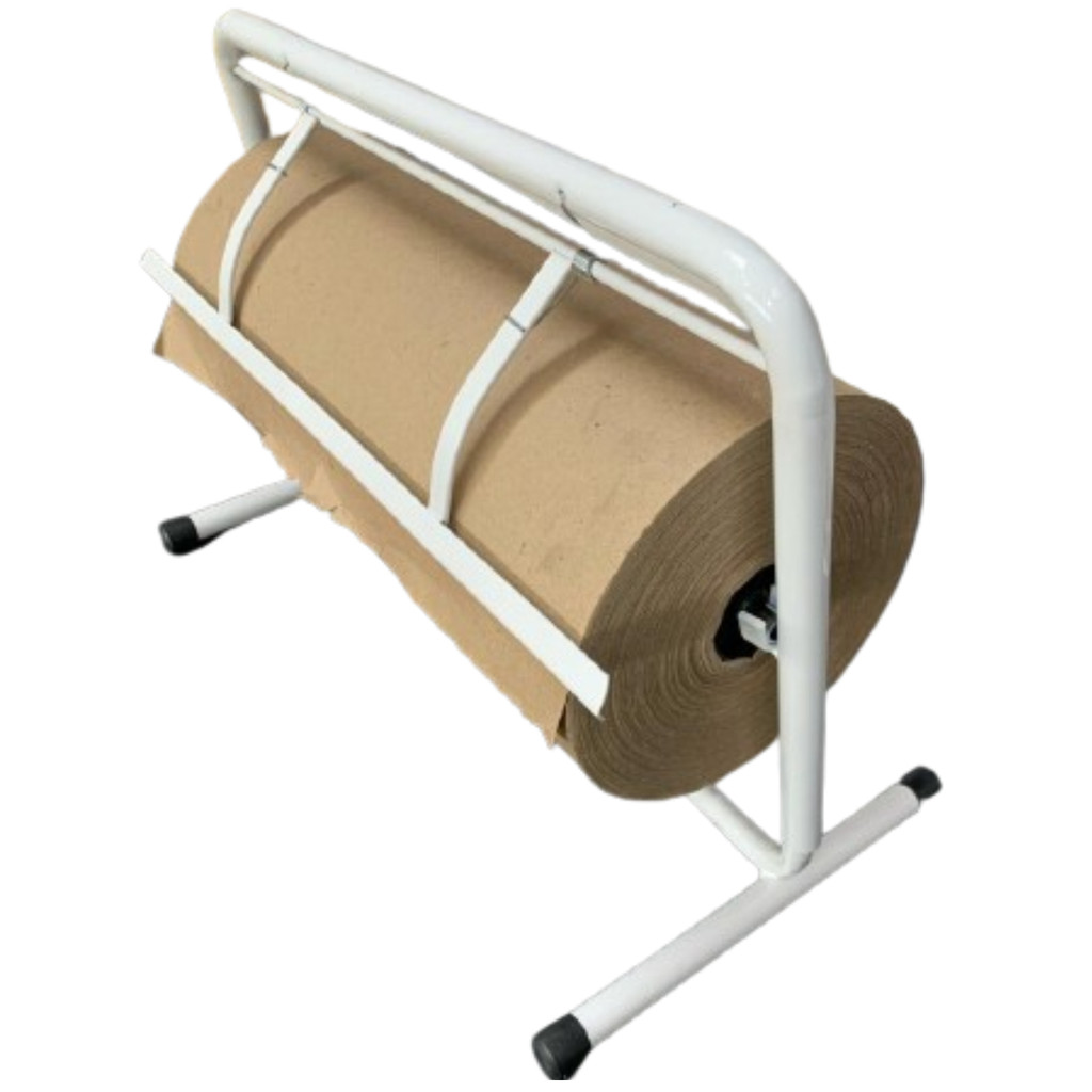 Suporte para bobina mesa papel kraft 60 cm bancada apoio