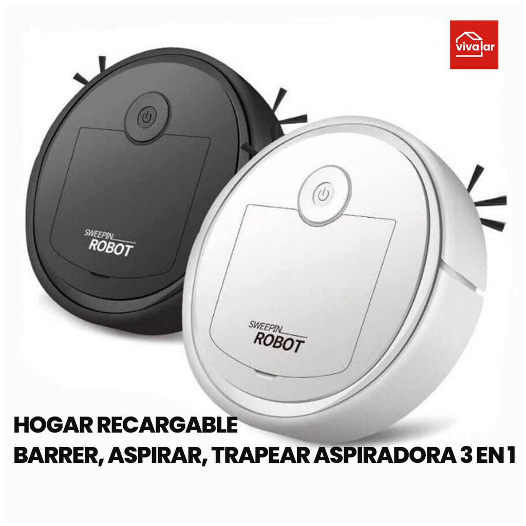 Aspirador Robô Grande e Redondo 1200PA, Limpeza Automática Inteligente para Casas Amplas em Oferta na Shopee