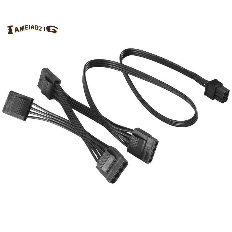 🔥Cabo De Alimentação Modular De 6 Pinos Para 4 Molex , IDE RM1000X RM850X RM750X RM650X RM550X