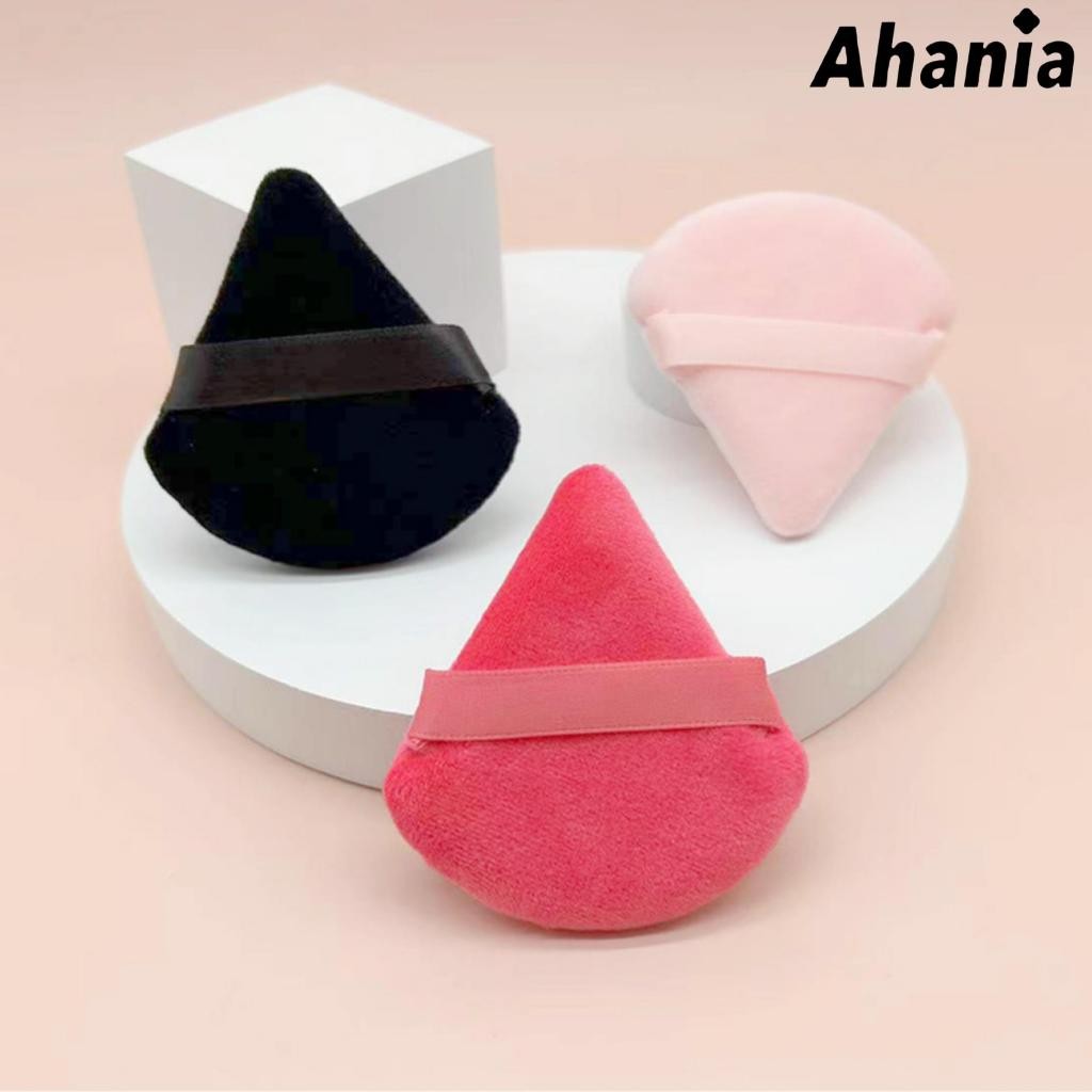 Ahania 4/6/8 Esponjas de Veludo Triangular Para Pó Compacto, Pó Solto, Blush, Base Ultra Macia em Oferta na Shopee