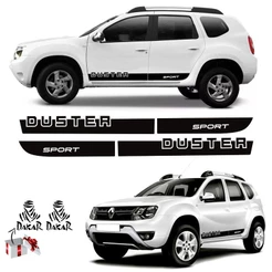 Kit Faixa Lateral Renault Duster Sport 14/19 + Adesivo Dakar