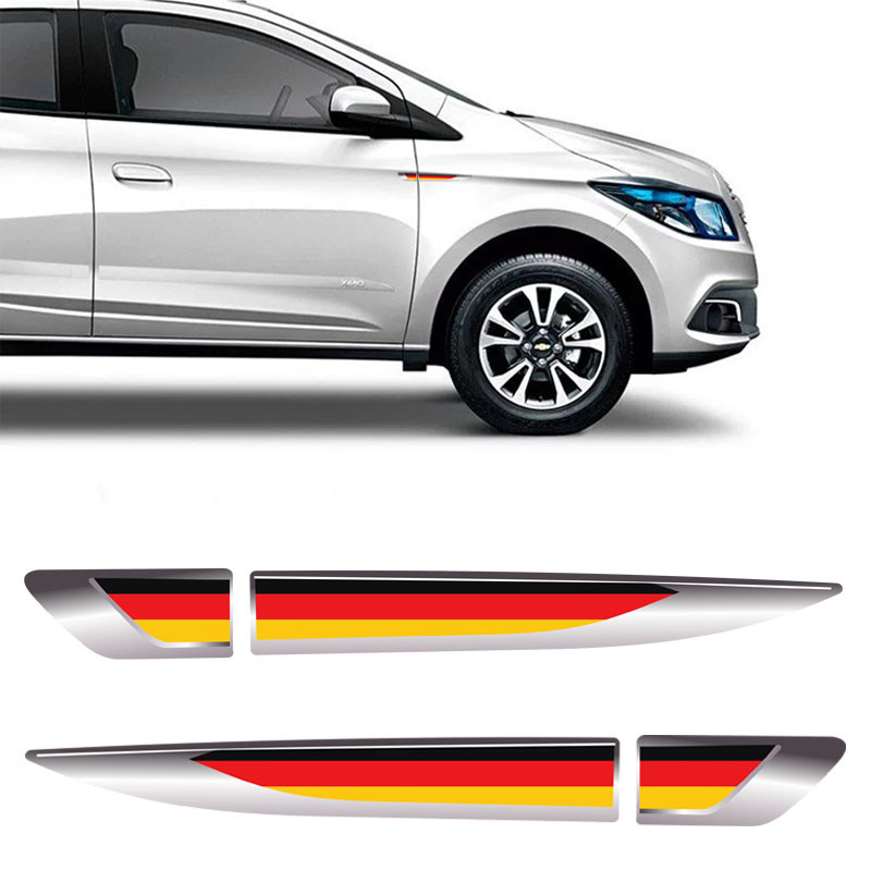 Emblema Resinado Aplique Lateral Alemanha Universal Par em Oferta na Shopee