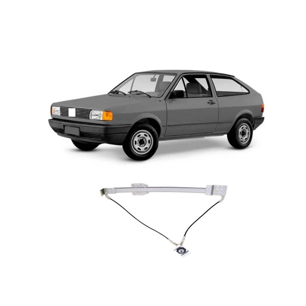 Maquina Vidro Gol Quadrado Parati 2p 1997 a 1997 Lado Direito em Oferta na Shopee