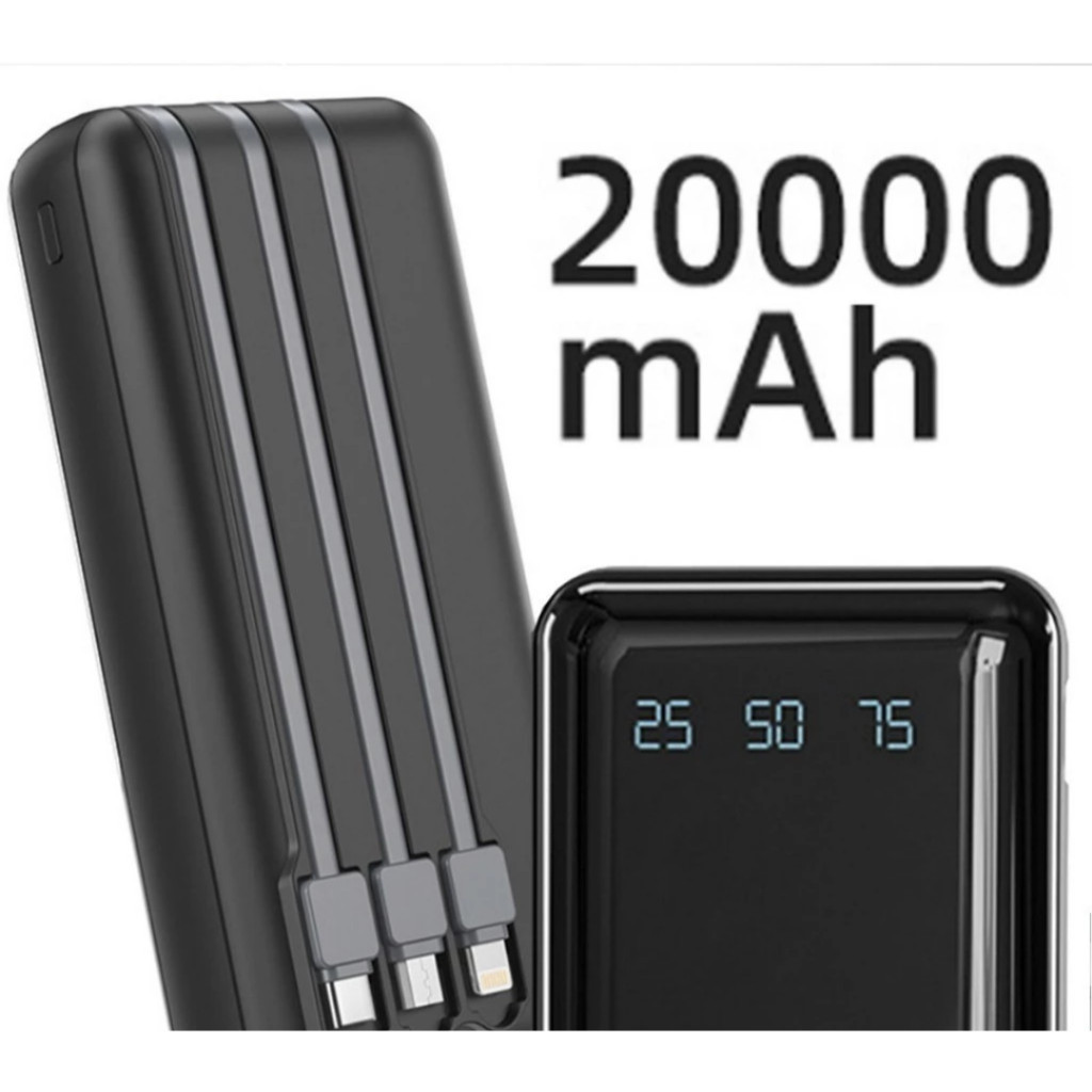 Carregador Portátil Celular 20000mah Bateria Externa em Oferta na Shopee