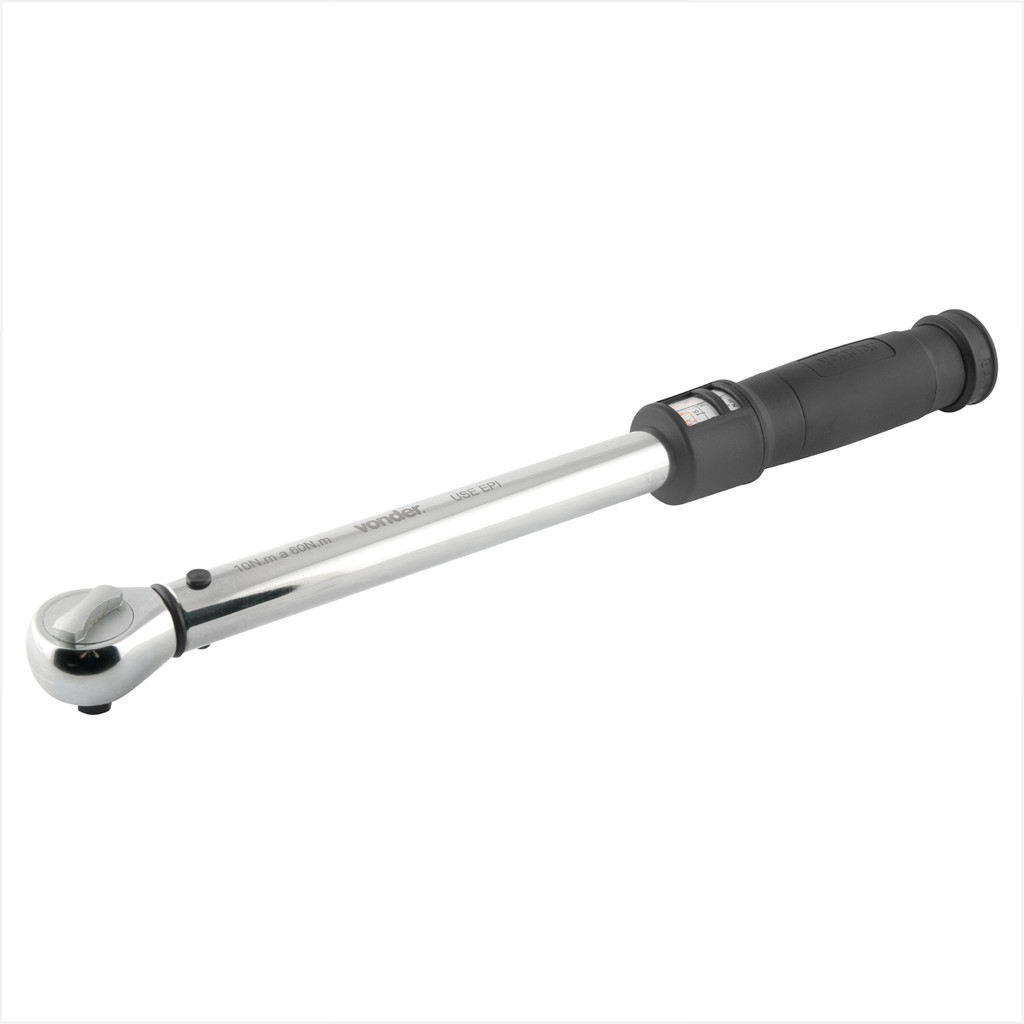 Torquímetro de estalo encaixe de 3/8" 10 N.m - 60 N.m - Vonder