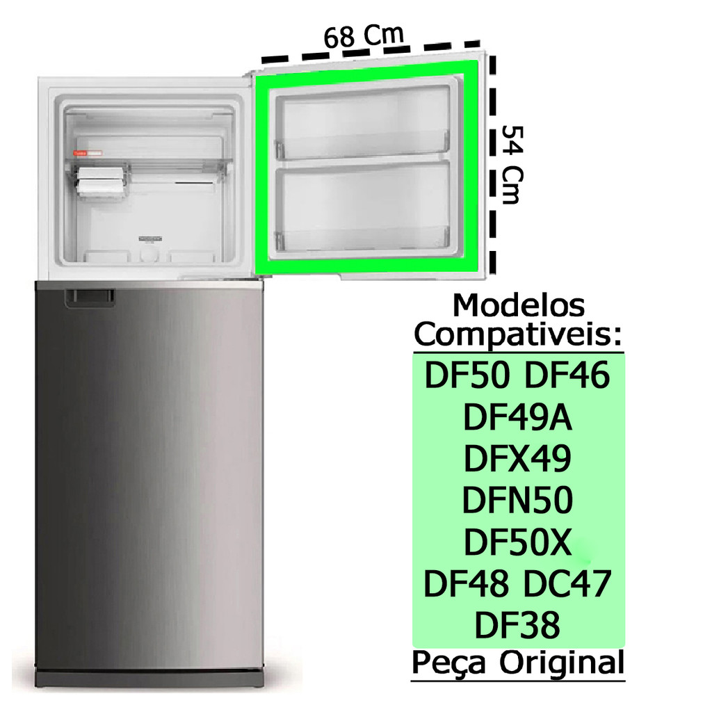 GAXETA PARA ELECTROLUX DF50 54X68 ABA