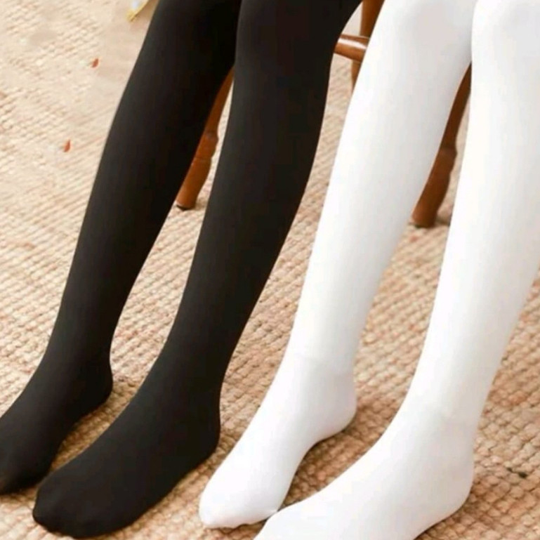 kit 2 Meias calça infantil Meia Grossa Frio Inverno Menina 1 a 14 anos