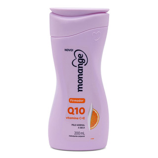 Creme Hidratante Monange Firmador Q10 Vitamina C + E Pele Normal A Seca 200ml em Oferta na Shopee