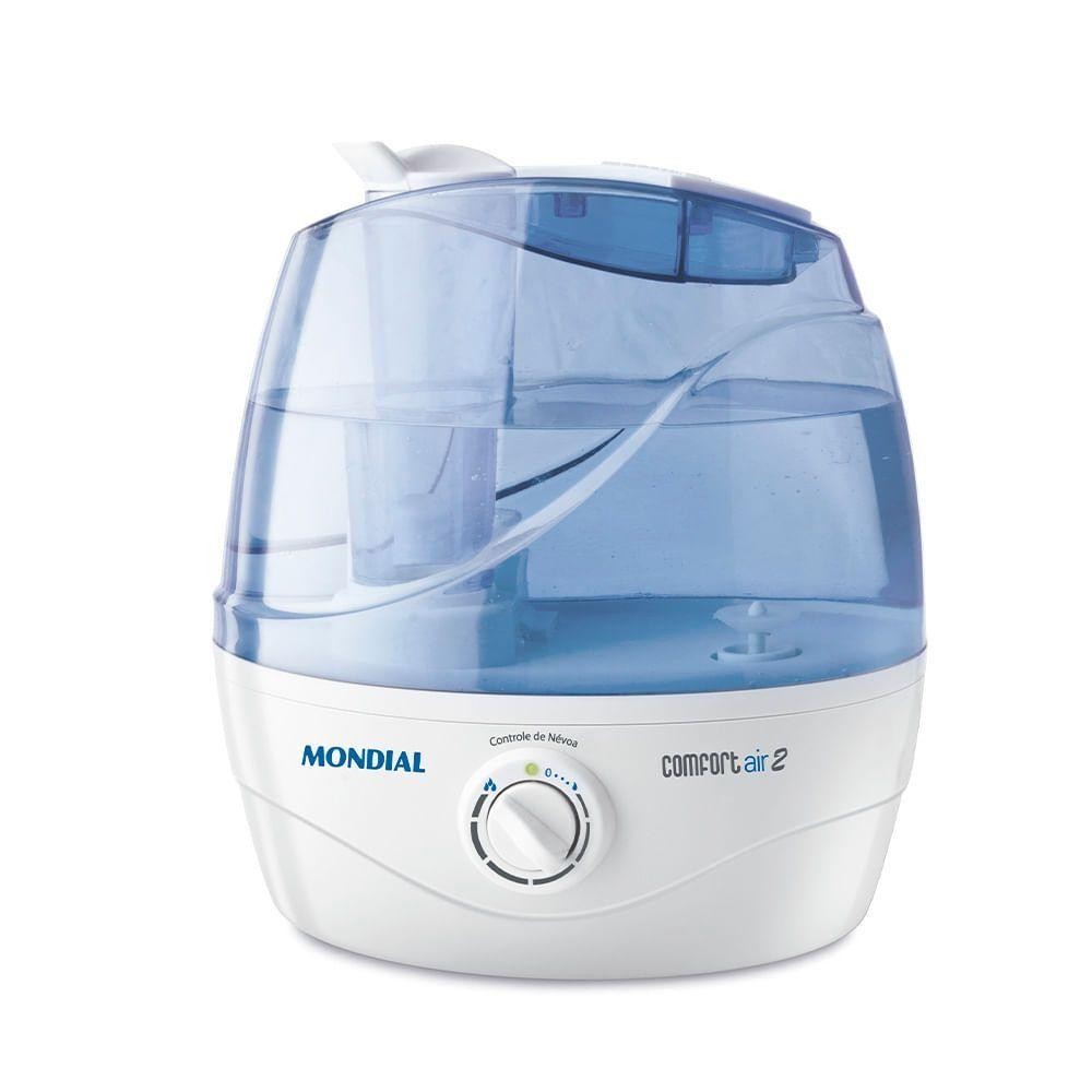 Umidificador De Ar Ultrassônico Mondial Biv Branco/azul em Oferta na Shopee