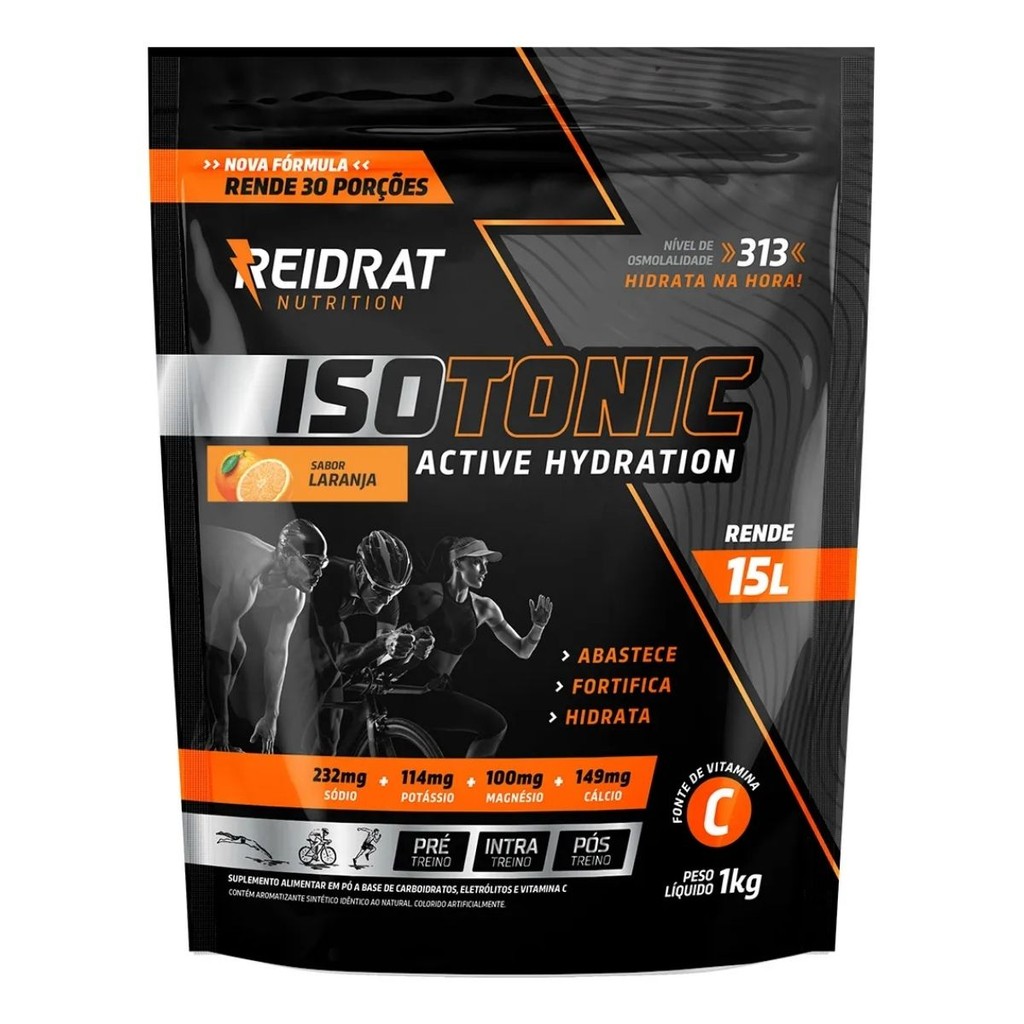 Isotônico Refil 1kg Reidrat Nutrition Laranja em Oferta na Shopee