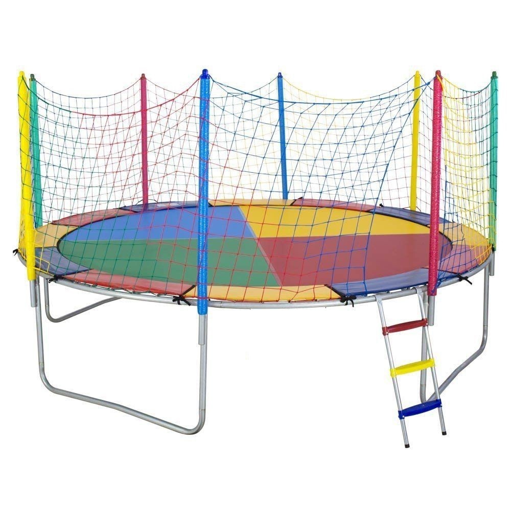 Cama Elástica Pula Pula 3,66m Colorida Nacional PapiBrink em Oferta na Shopee