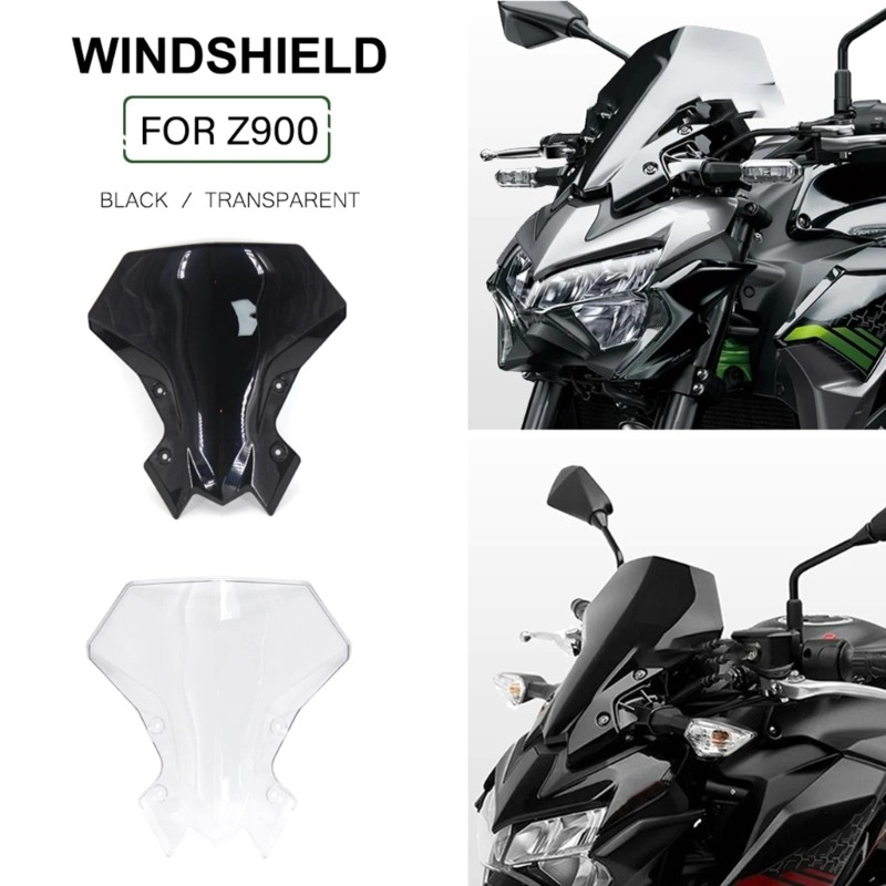 Ace Defletor De Vento Resistência Ao Impacto Simplificado Motocicleta Pára-Brisa Acessórios Da Adequado Para Moto z90
