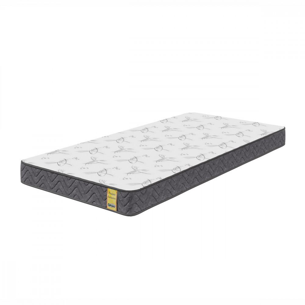 Colchão de Solteiro Dreemy D33 78x188x12 Grafite com Branco Apolospuma em Oferta na Shopee
