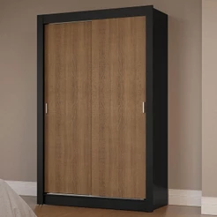 Guarda-Roupa Solteiro 2 Portas de Correr Milano Madesa