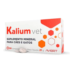 Kalium Vet 21 G Suplemento Para Cães E Gatos 30 Comprimidos