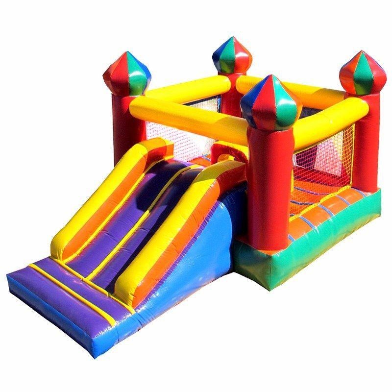 Castelinho com Escorrega inflável Premium 5m x 3m com Motor