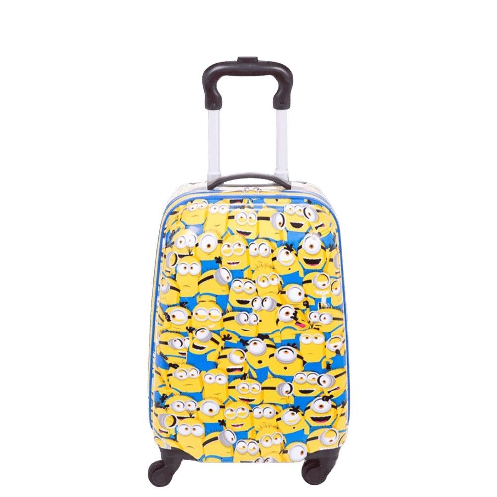 Mala Bordo de Viagem ABS rodas 360 Minions Sestini Colorido
