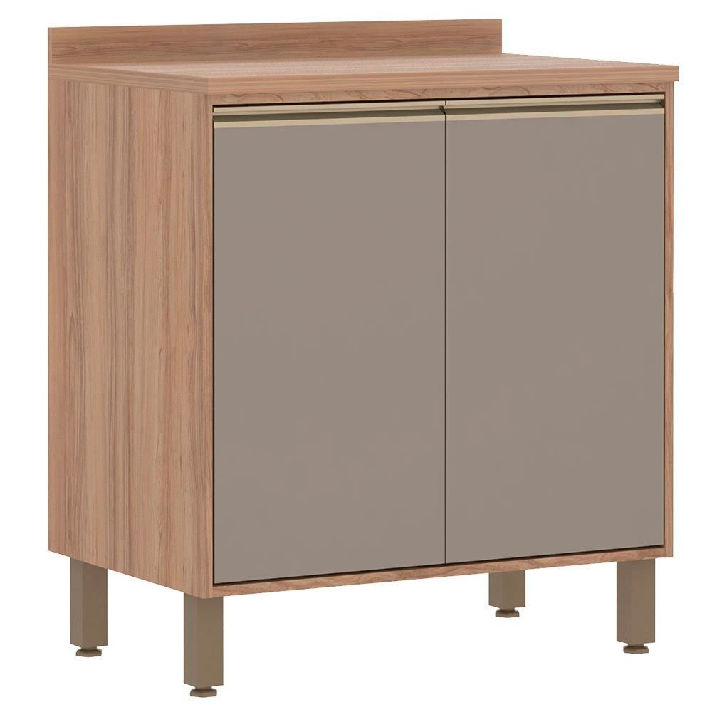 Balcão Luciane Yara 80 cm 2 Portas com Tampo 1302/199 em Oferta na Shopee