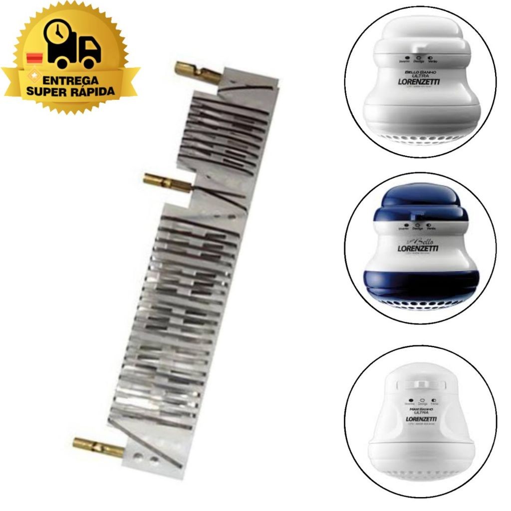 Resistência para Chuveiro Maxi Banho Loren Relax Ultra Lorenzetti  220V - 5500W