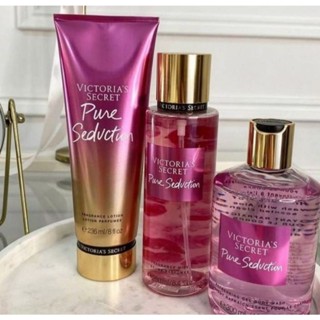KIT victoria secrets creme perfume hidratante acetinado corpo mãos lily bory splash