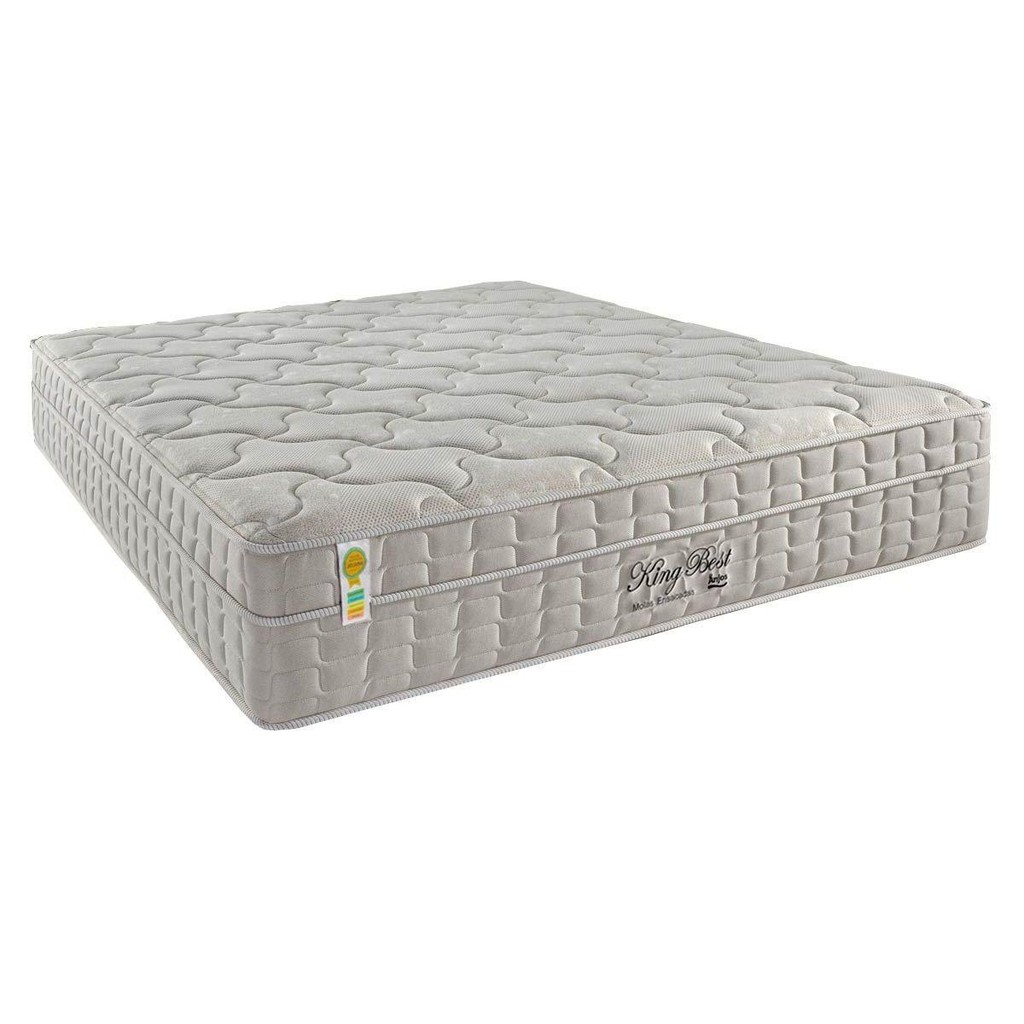 Colchão Casal Molas Ensacadas MasterPocket King Best New Euro Pillow Clean (138x188x33) D Angelis Anjos