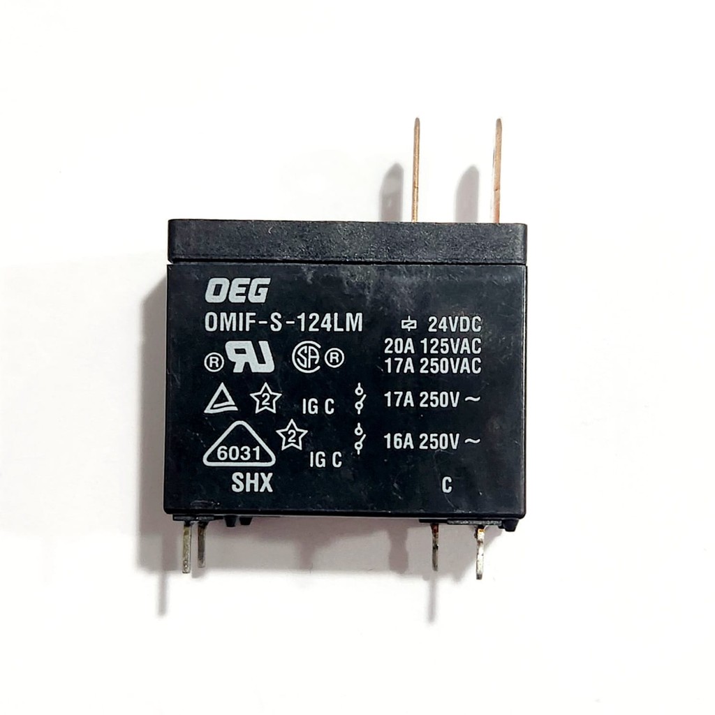 Relé 24V OMIF-S-124LM 16A para Micro-ondas e Controle de Potência 93.10.024