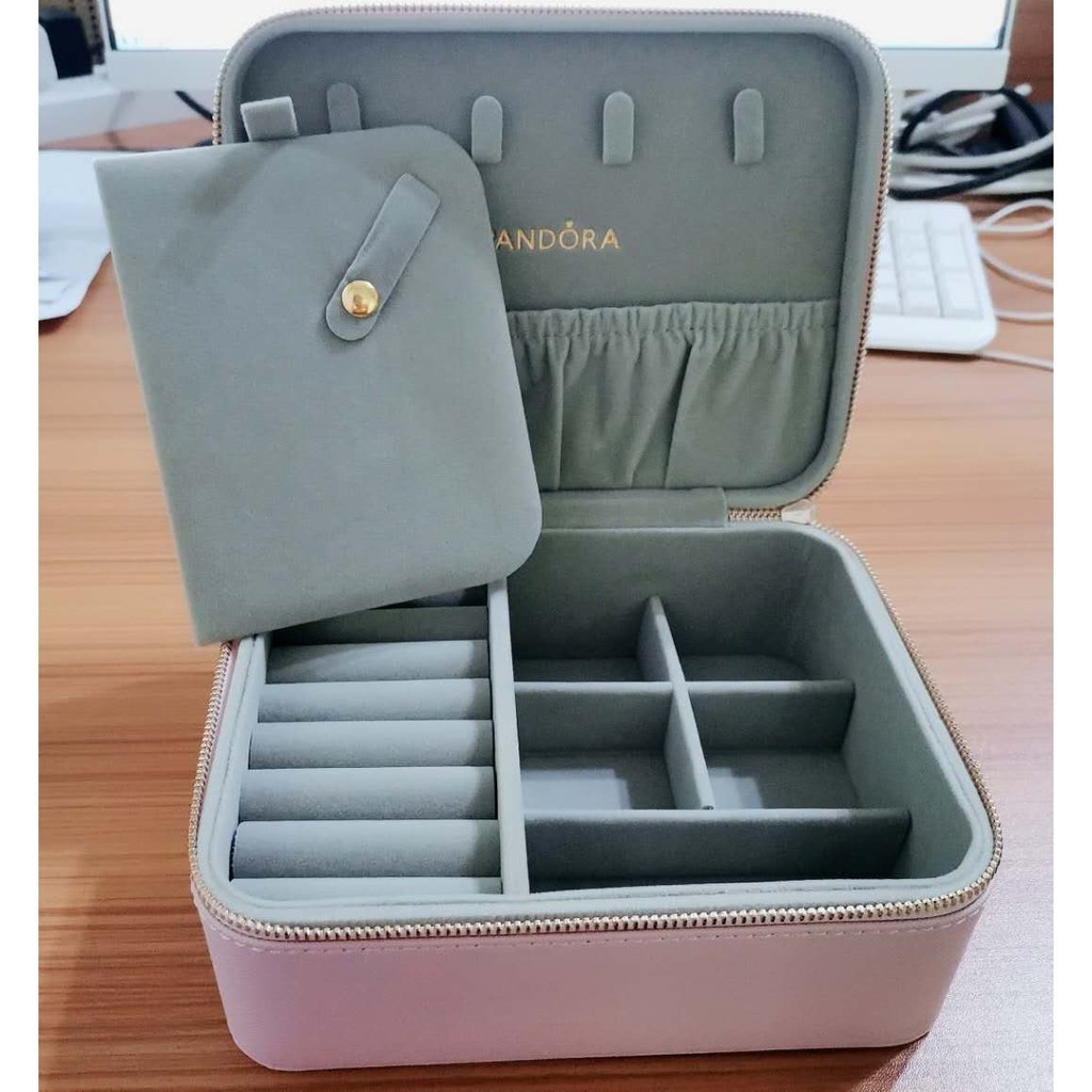 pan Caixa De Armazenamento De Joias Rosa