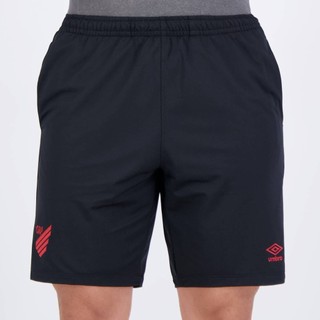 Bermuda Umbro Athletico Paranaense Viagem 2024 Preta em Oferta na Shopee