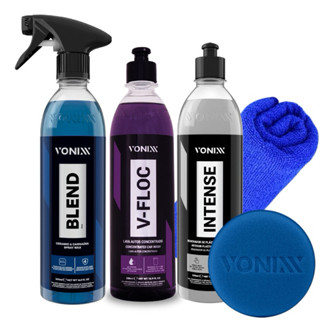 Kit Cera Blend Spray Shampoo V-floc Intense Revitalizador De Plastico Vonixx em Oferta na Shopee