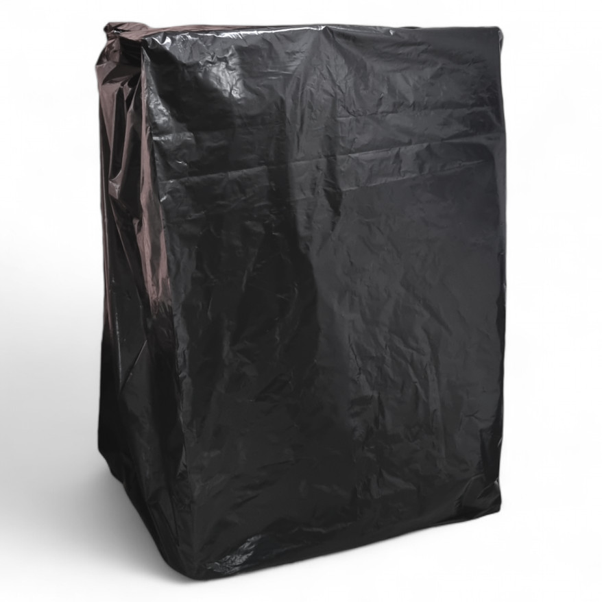 Capa de Pallet Preta com Aditivo UV 277x250cm - Kit 20 Unidades, Proteção Resistente para Pallets Saco Grande Multiuso