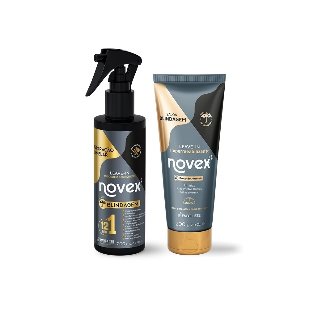 Kit Novex Salon Blidangem Finalização em Oferta na Shopee
