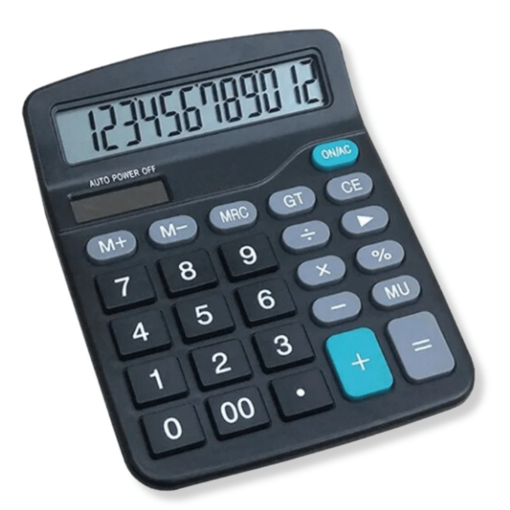 Calculadora Eletronica 12 Digitos De Mesa Casa Escritorio comercio