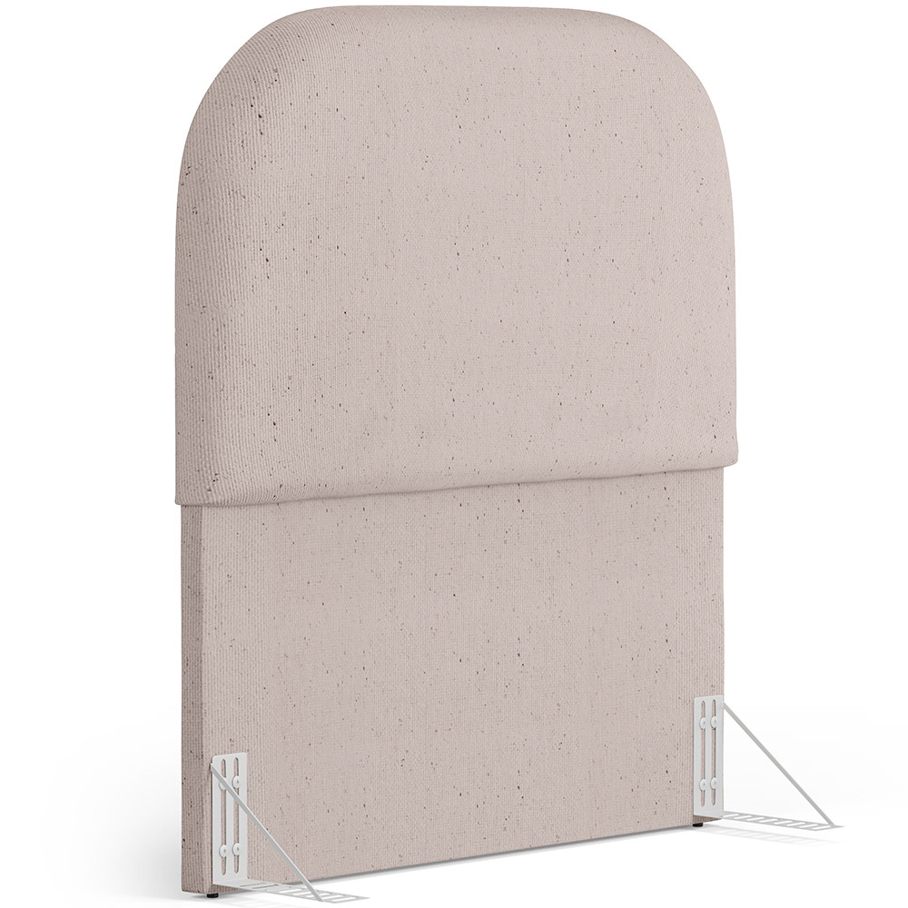Cabeceira Cama Box 100cm Orgânica Lanna W01 Linho Bege - Lyam Decor - Home & Living