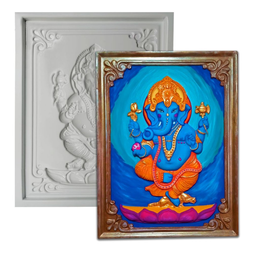 Forma Para Decoração Quadro Pintura Ganesha