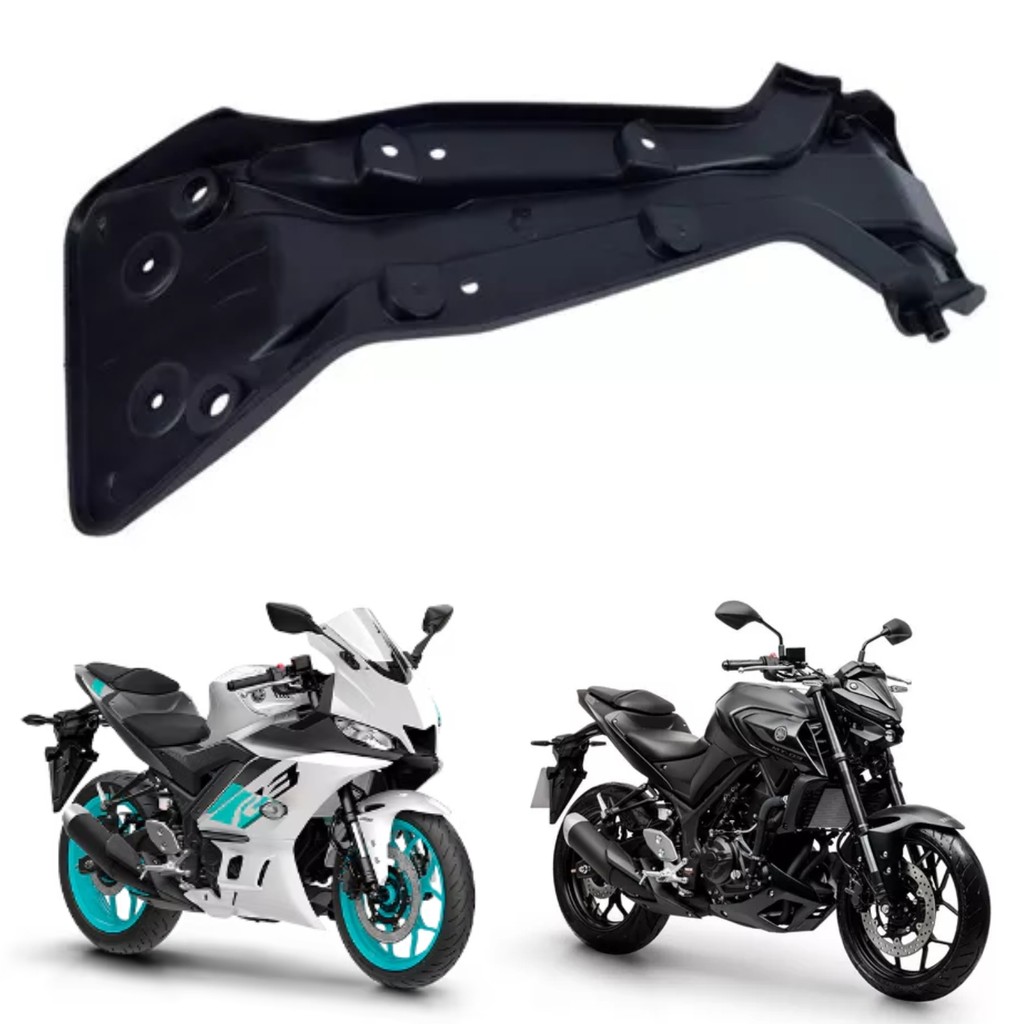 Reforço Paralama Suporte Placa Traseiro Yamaha R3 Mt03 2022 2023 2024 2025