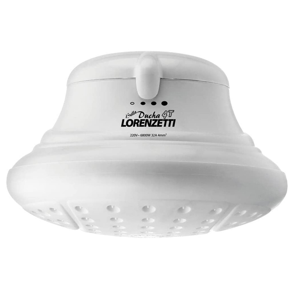 Chuveiro Bella Ducha 4 Temperatura Branco Elétrico Solar Lorenzetti em Oferta na Shopee