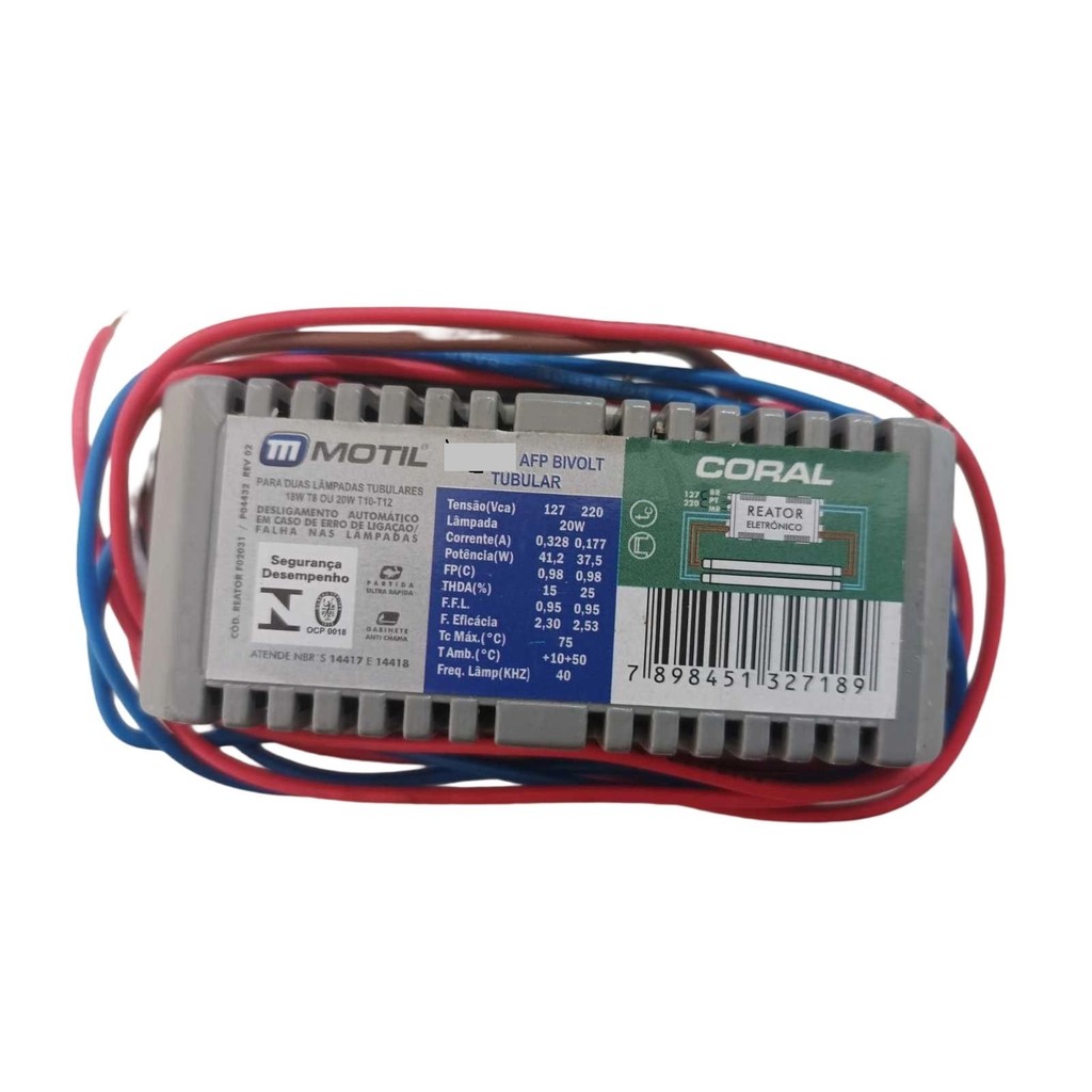 Reator Eletrônico 1x40w Bivolt AFP em Oferta na Shopee
