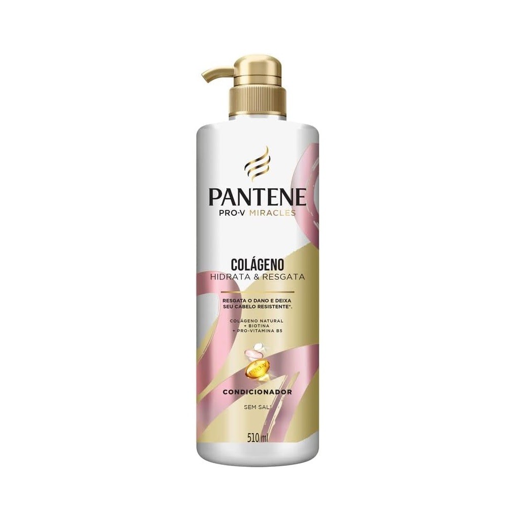 CONDICIONADOR PANTENE COLÁGENO HIDRATA E RESGATA 510ML em Oferta na Shopee