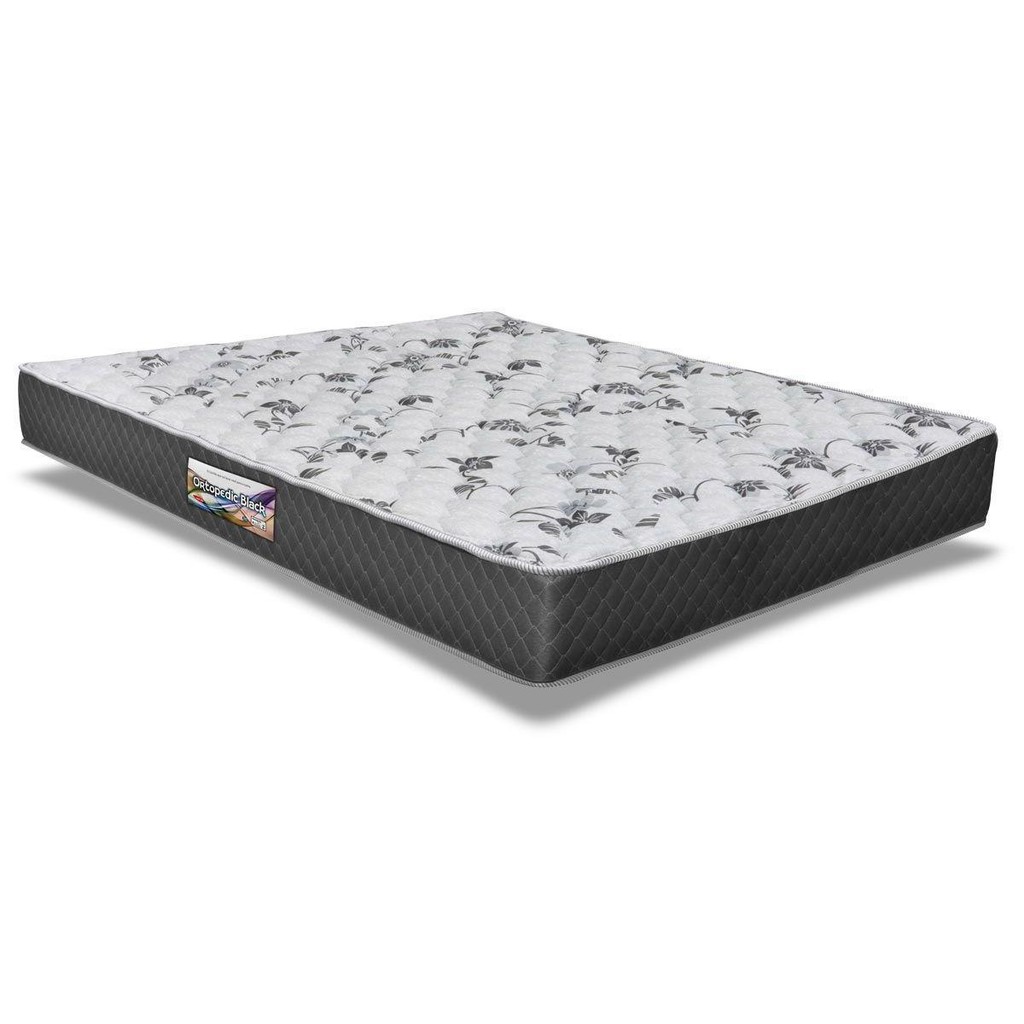 Colchão Casal Espuma Compact AG 65 / D28 /  Ortopedic Black Double Face (138x188x17) - Herval - Home & Living
