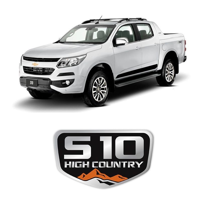 Adesivo Emblema High Country S10 Resinado Tampa Traseira em Oferta na Shopee