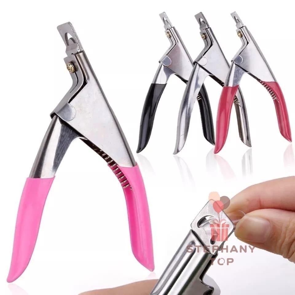 2 Alicate Cortador De Unha Postiça Gel Tips Acrigel S-016