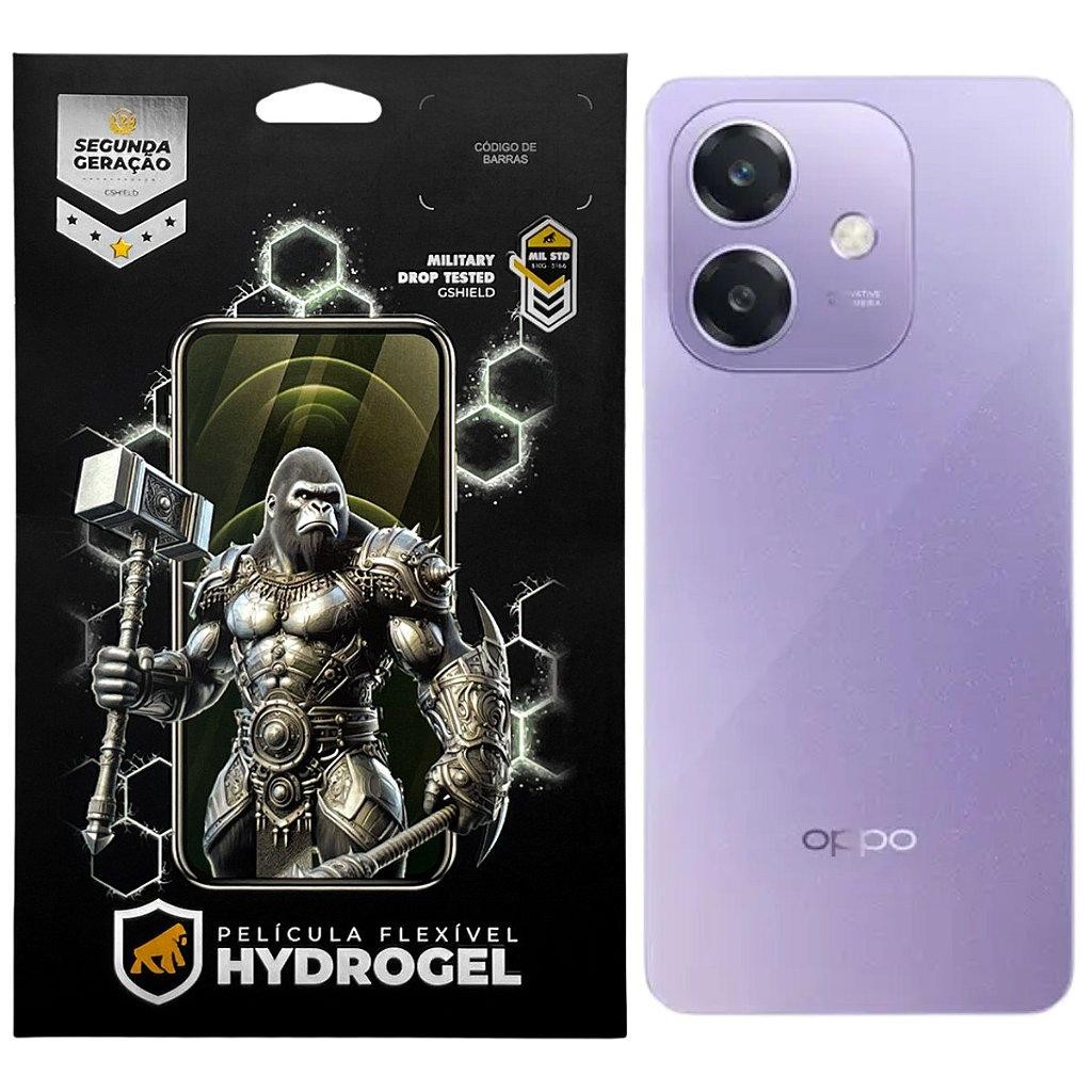 Película Traseira Hydrogel Oppo A40 - Gshield HD 97% Transparência e Alta Proteção