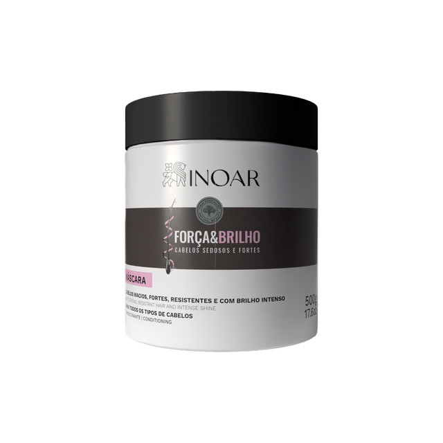 Inoar Força & Brilho Mascara 500g em Oferta na Shopee