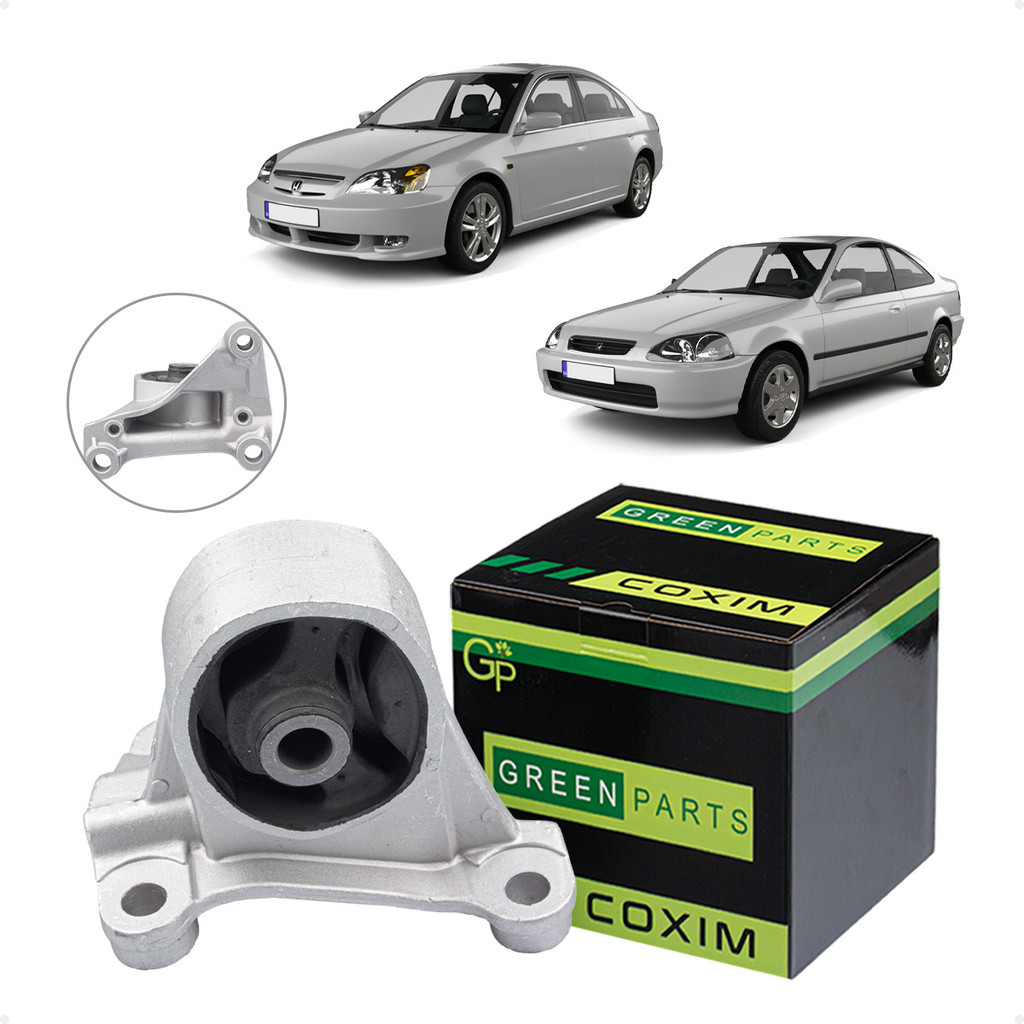 Coxim do Motor Dianteiro Honda Civic 1.6 16V 1996 a 1998 / Honda Civic 1.7 16V 2001 a 2006 Câmbio Manual