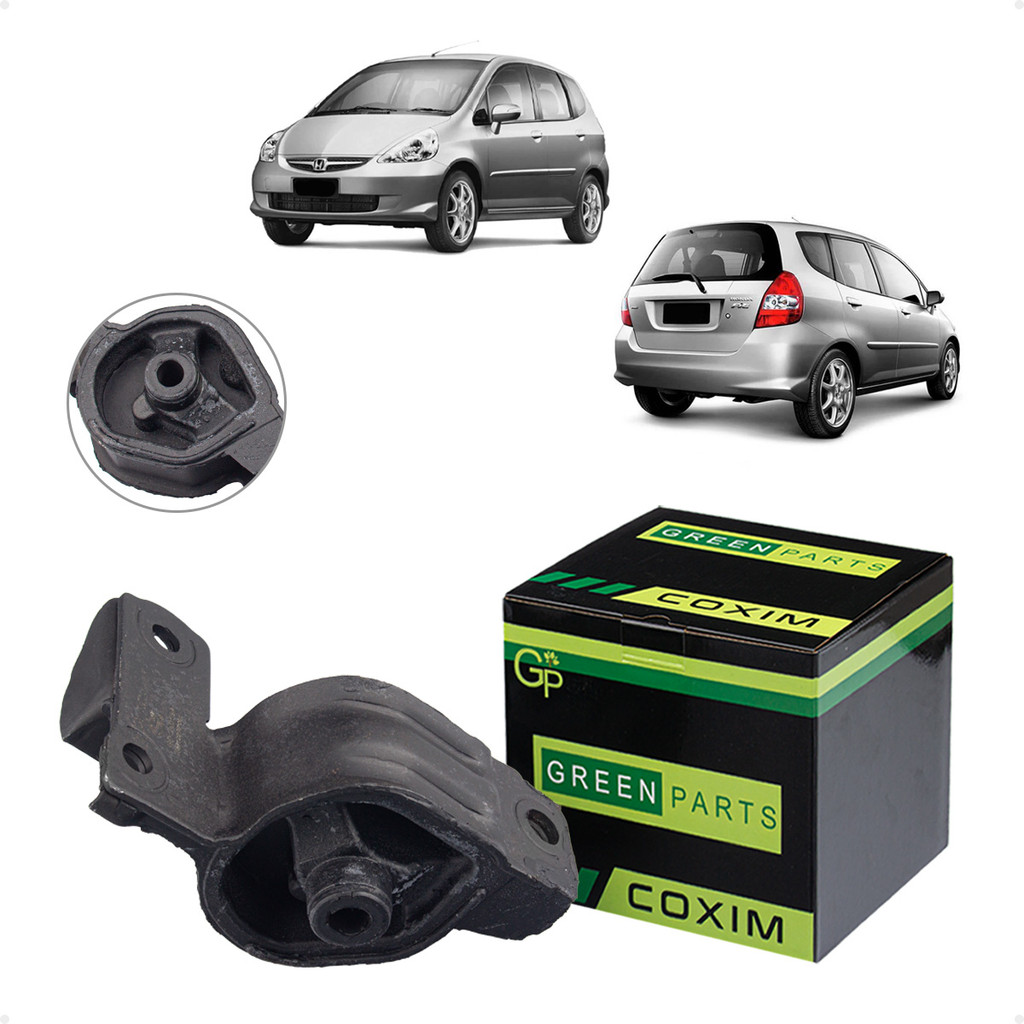 Coxim do Câmbio Inferior Traseiro Honda Fit 1.5 16V 2005 a 2008 Honda Fit 1.4 8V 2003 a 2008