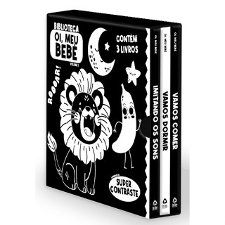 Biblioteca Oi, Meu Bebê - Box com 3 Livrinhos em Oferta na Shopee